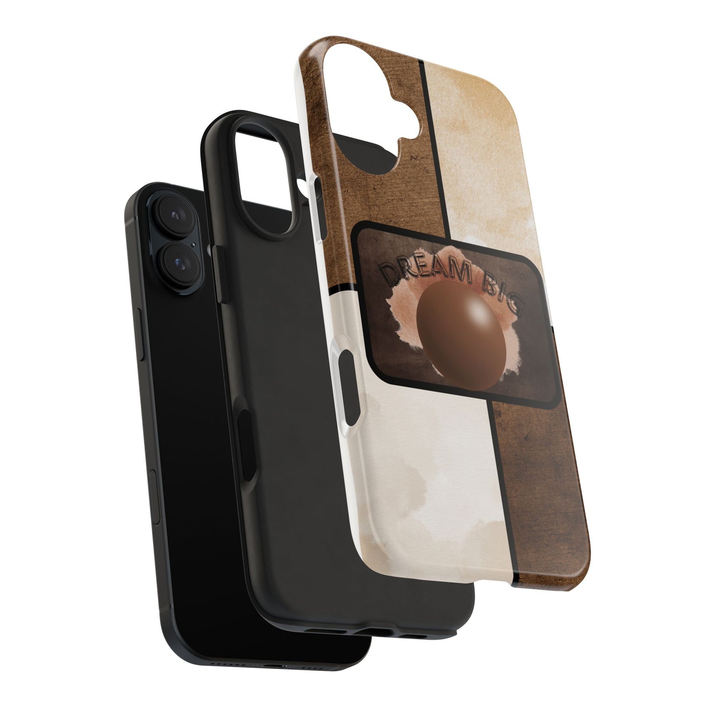 Dream Big Tough Phone Cases, Inspirational Gifts, Motivational Phone Cover, Durable Cases for Daily Use, Unique Phone Accessories