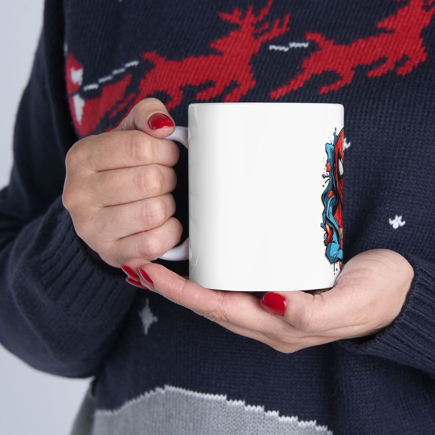 Personalized Spider-Man Ceramic Mug