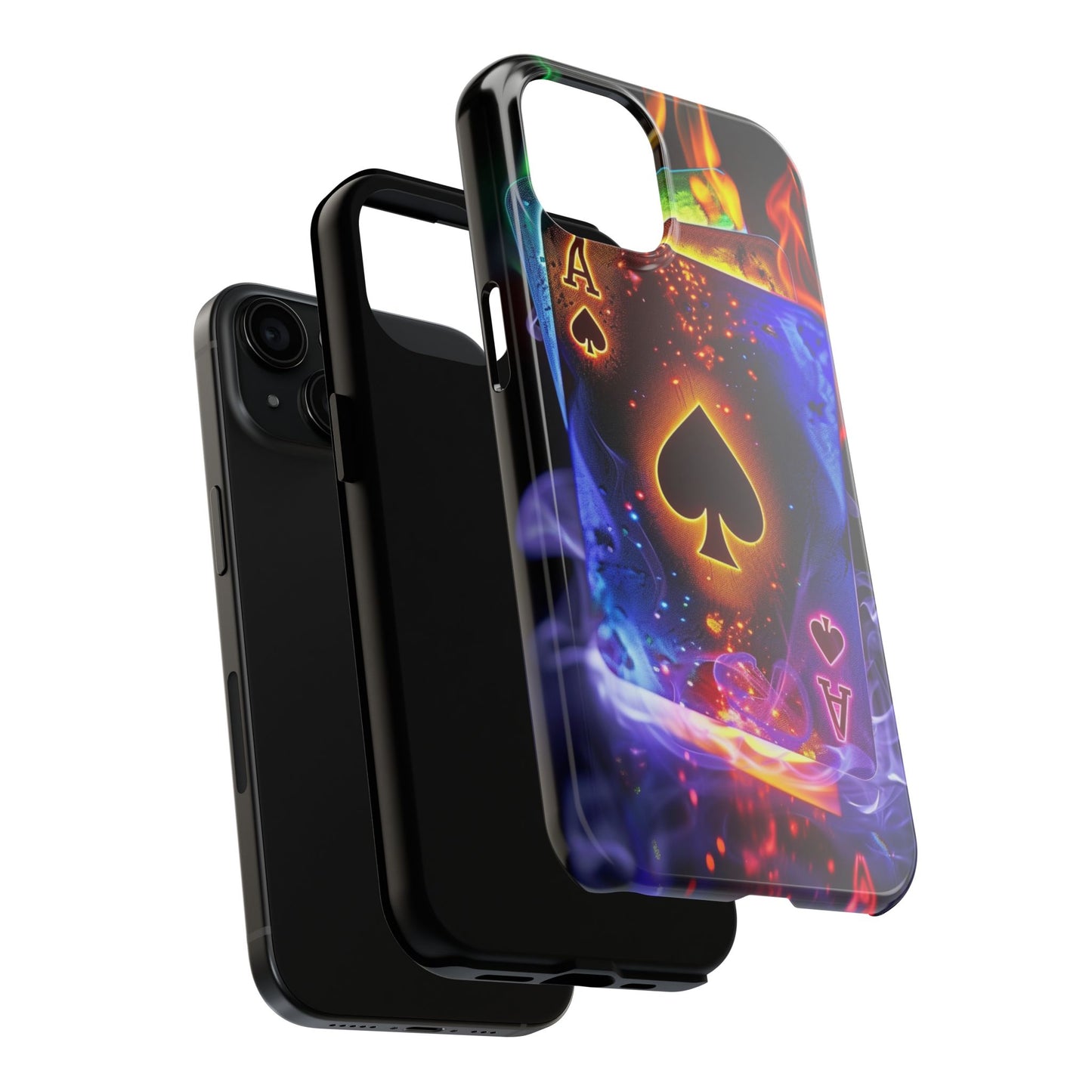Ace of Spades Tough Phone Cases, Gaming Phone Cover, Gift for Gamers, Protective Case, Stylish Phone Accessory, Unique Phone Case | Iphone case