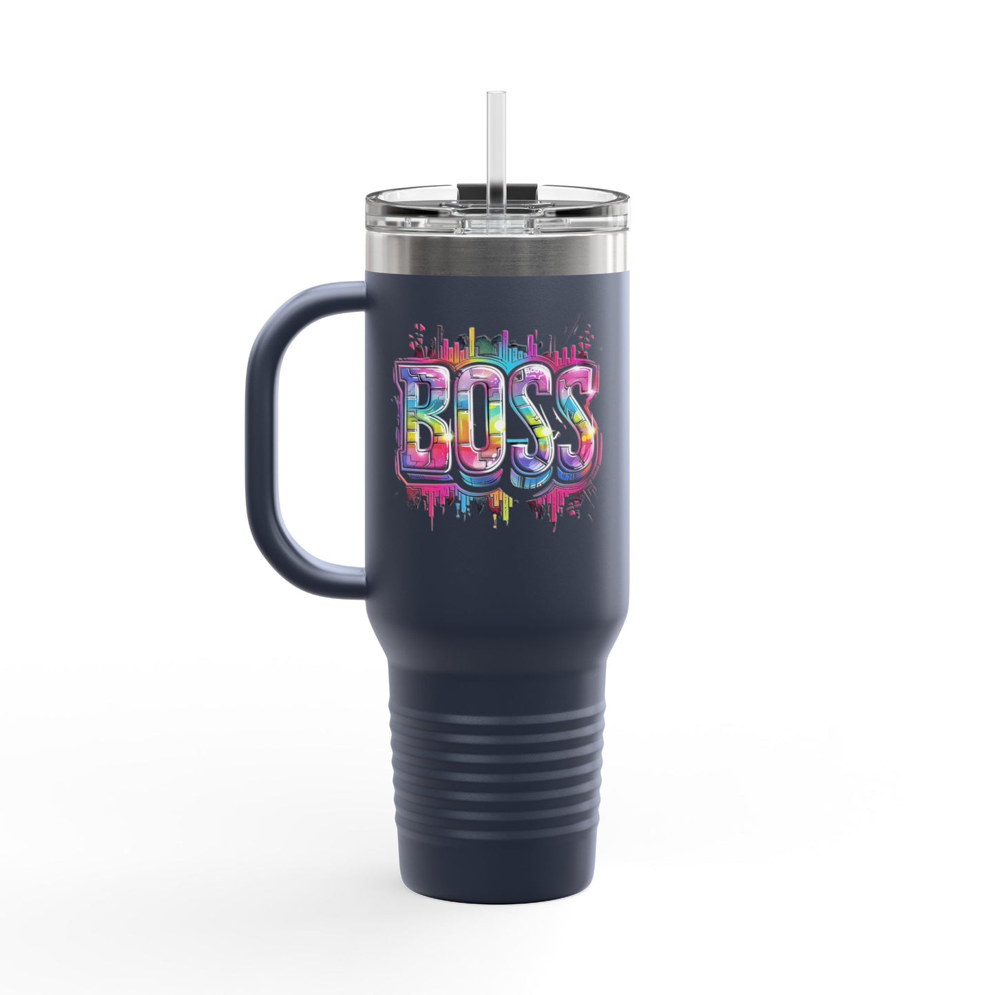 Colorful Boss Insulated Travel Tumbler| 40oz