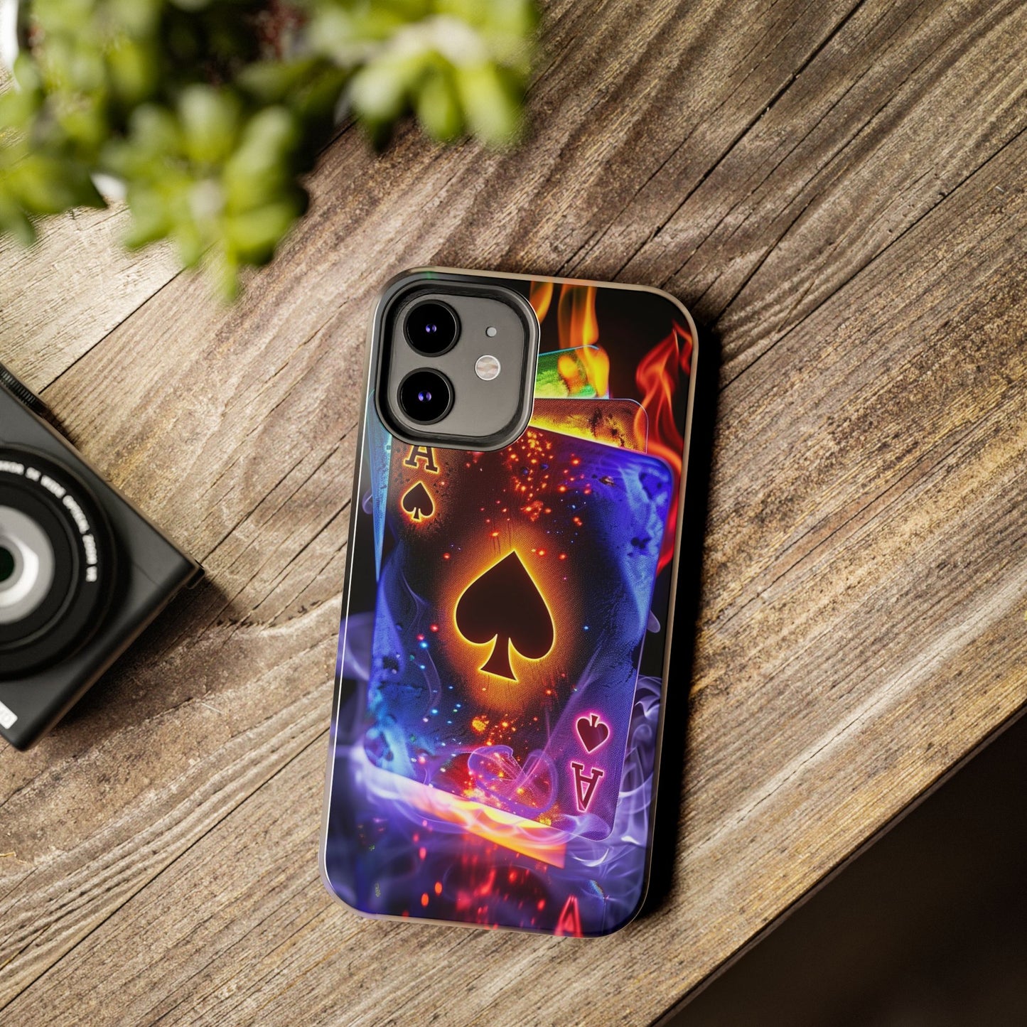 Ace of Spades Tough Phone Cases, Gaming Phone Cover, Gift for Gamers, Protective Case, Stylish Phone Accessory, Unique Phone Case | Iphone case