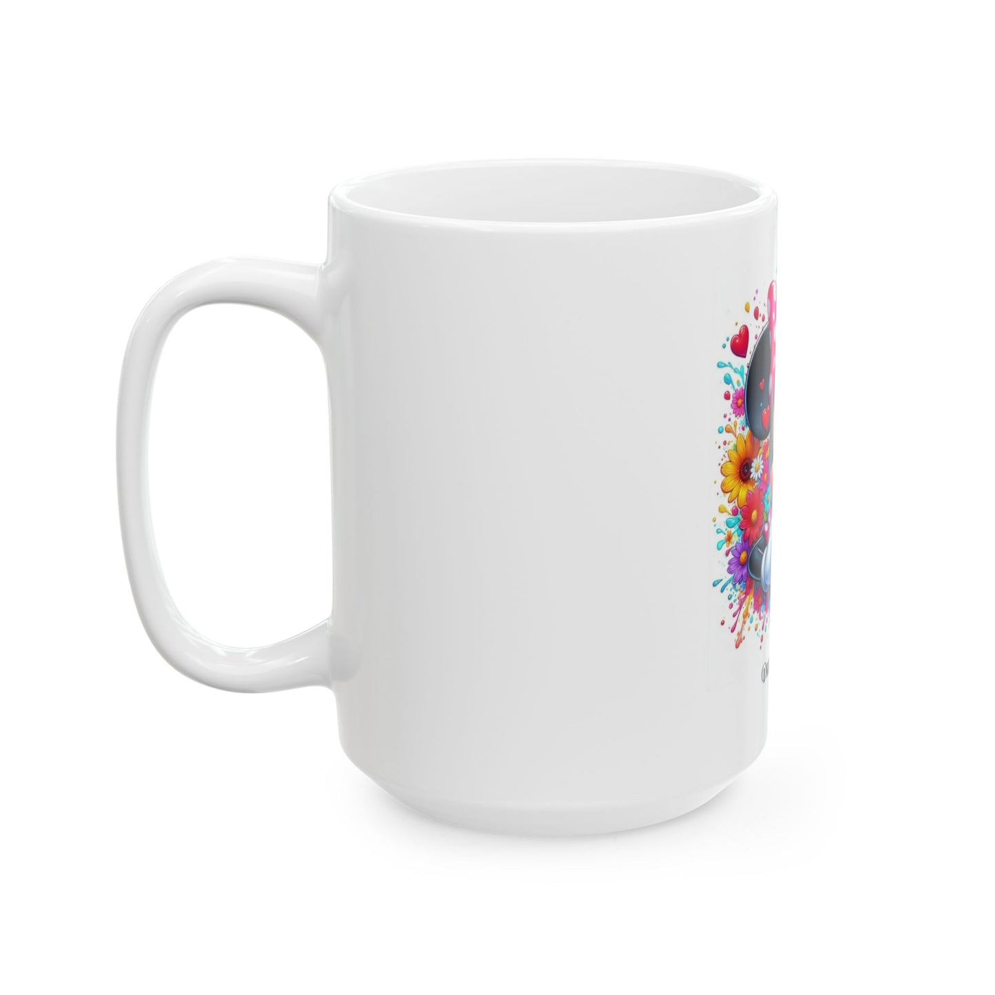 Colorful Minnie Mouse Ceramic Mug