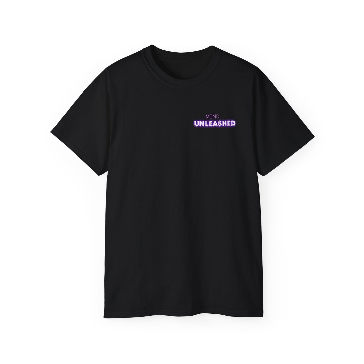 Mind Unleashed Cotton Tee - Artistic Graphic Tee, Gift for Creative Souls, Unique Casual Wear, Summer Fashion, Unisex Style