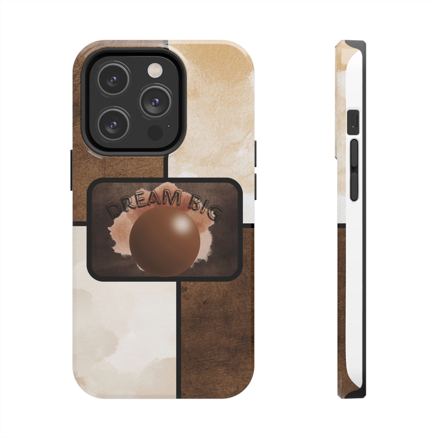 Dream Big Tough Phone Cases, Inspirational Gifts, Motivational Phone Cover, Durable Cases for Daily Use, Unique Phone Accessories
