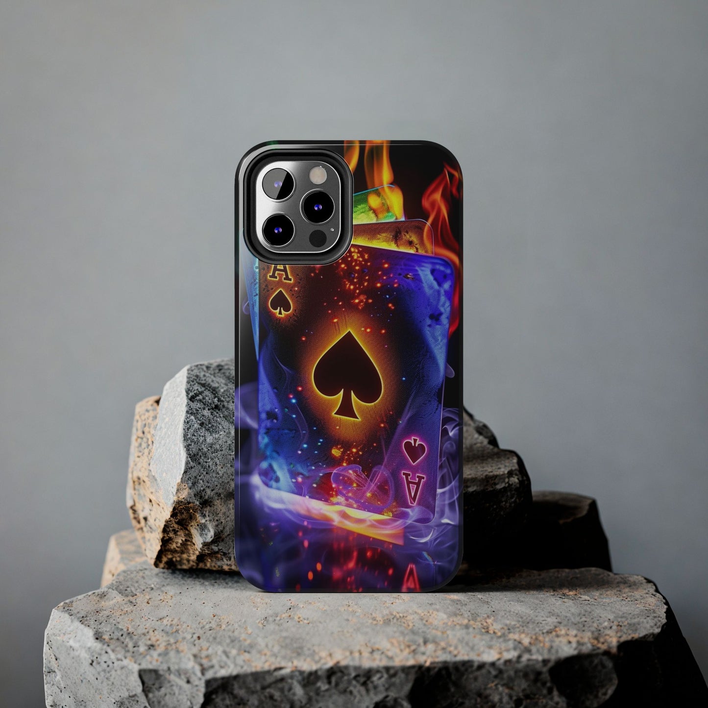 Ace of Spades Tough Phone Cases, Gaming Phone Cover, Gift for Gamers, Protective Case, Stylish Phone Accessory, Unique Phone Case | Iphone case