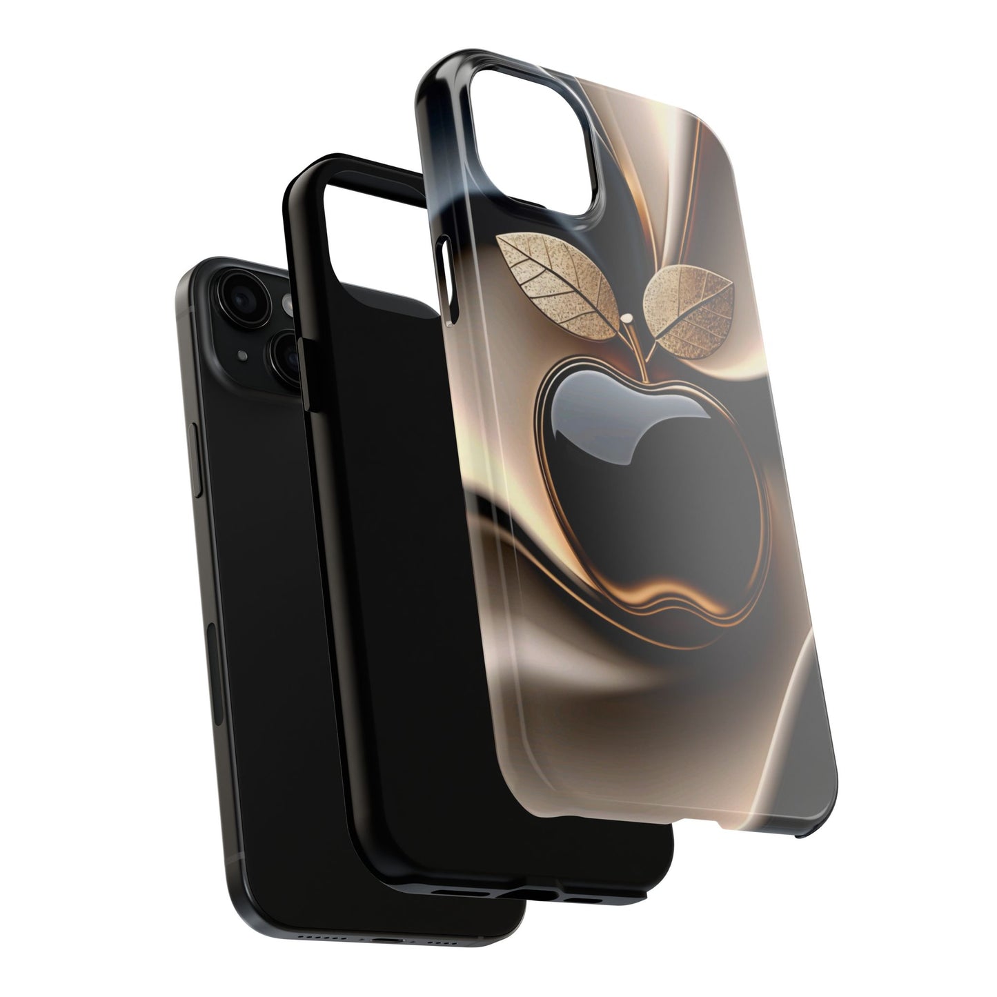 Sleek Apple-Inspired Tough Phone Cases, Stylish Smartphone Protection, Gift for Tech Lovers, Unique Phone Accessories | Iphone case