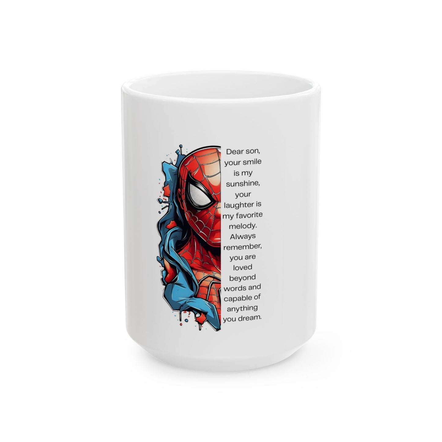 Personalized Spider-Man Ceramic Mug