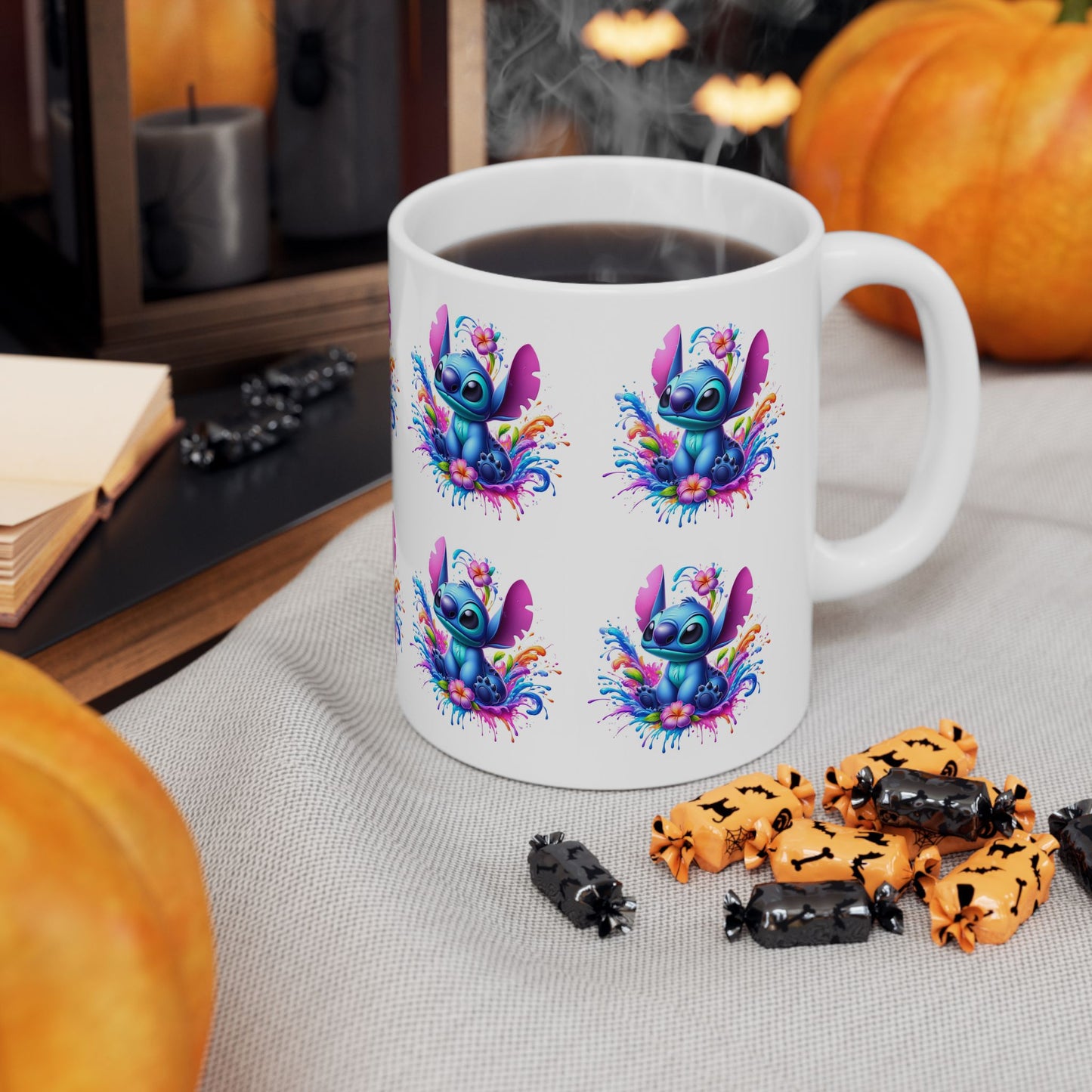 Colorful Stitch Ceramic Mug