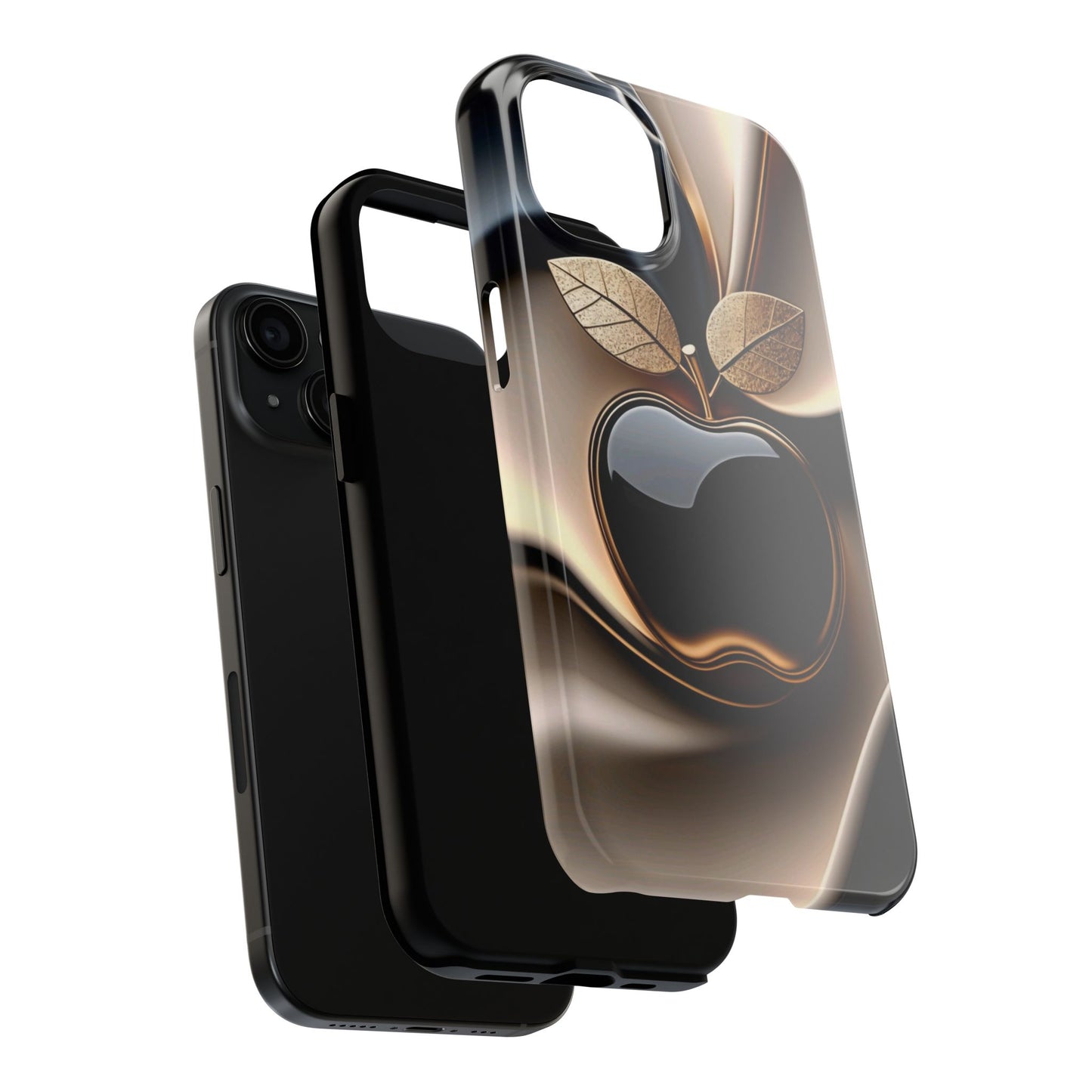 Sleek Apple-Inspired Tough Phone Cases, Stylish Smartphone Protection, Gift for Tech Lovers, Unique Phone Accessories | Iphone case