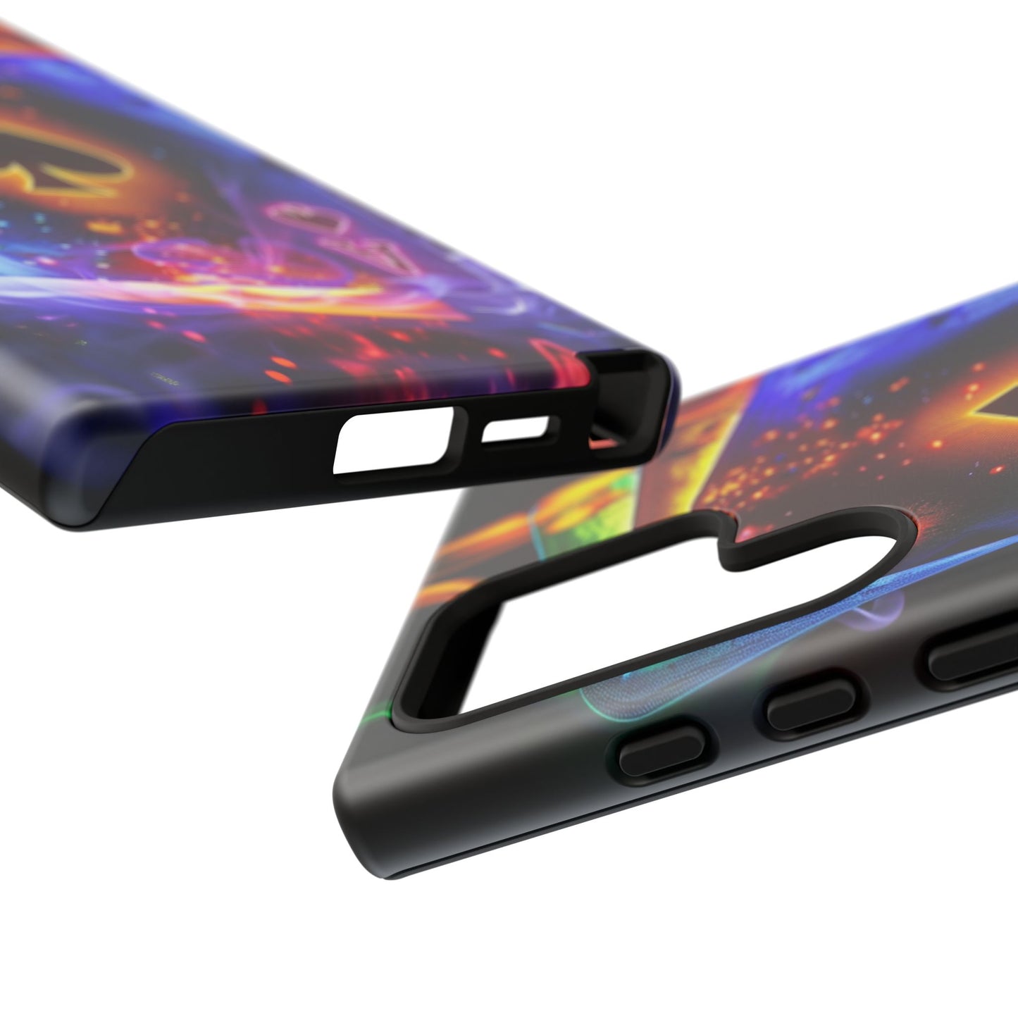 Vibrant Phone Case with Ace of Spades Design, Tough Phone Cover, Colorful Gift for Gamer| Samsung Case