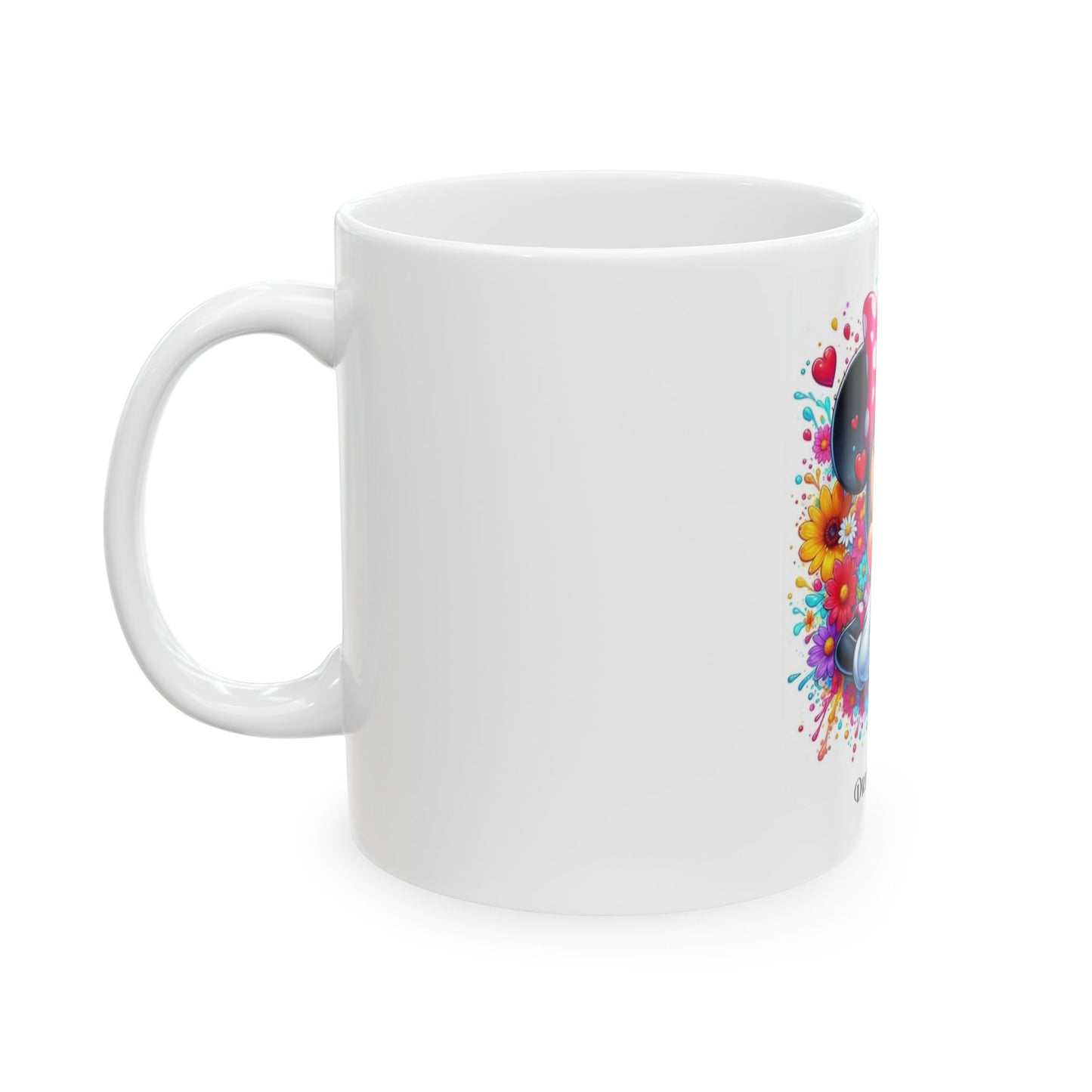Colorful Minnie Mouse Ceramic Mug