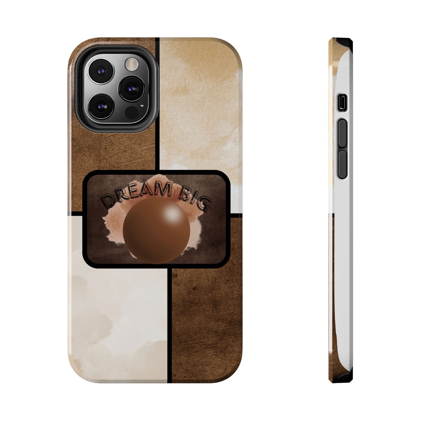 Dream Big Tough Phone Cases, Inspirational Gifts, Motivational Phone Cover, Durable Cases for Daily Use, Unique Phone Accessories