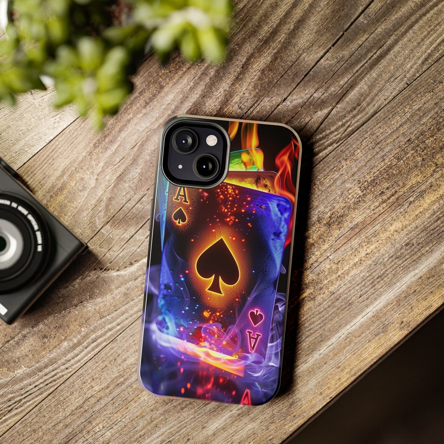 Ace of Spades Tough Phone Cases, Gaming Phone Cover, Gift for Gamers, Protective Case, Stylish Phone Accessory, Unique Phone Case | Iphone case