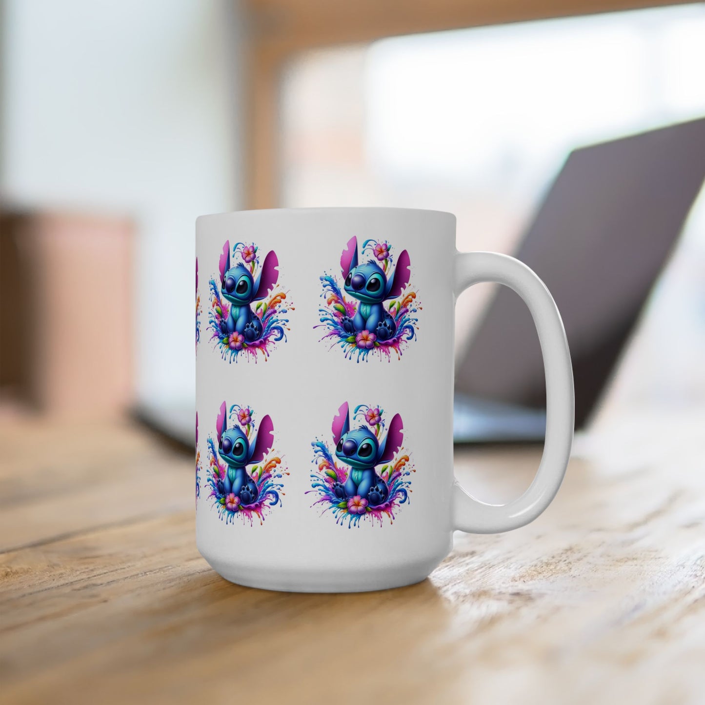 Colorful Stitch Ceramic Mug