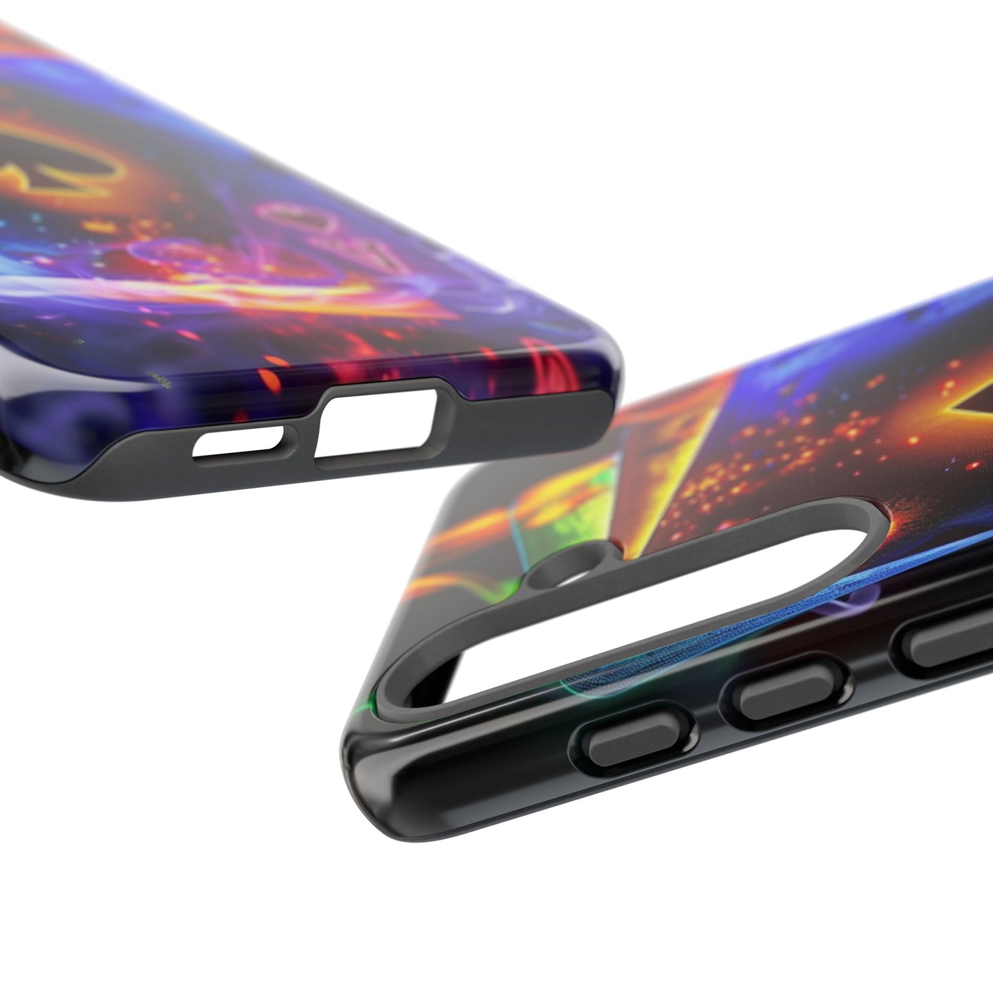 Vibrant Phone Case with Ace of Spades Design, Tough Phone Cover, Colorful Gift for Gamer| Samsung Case