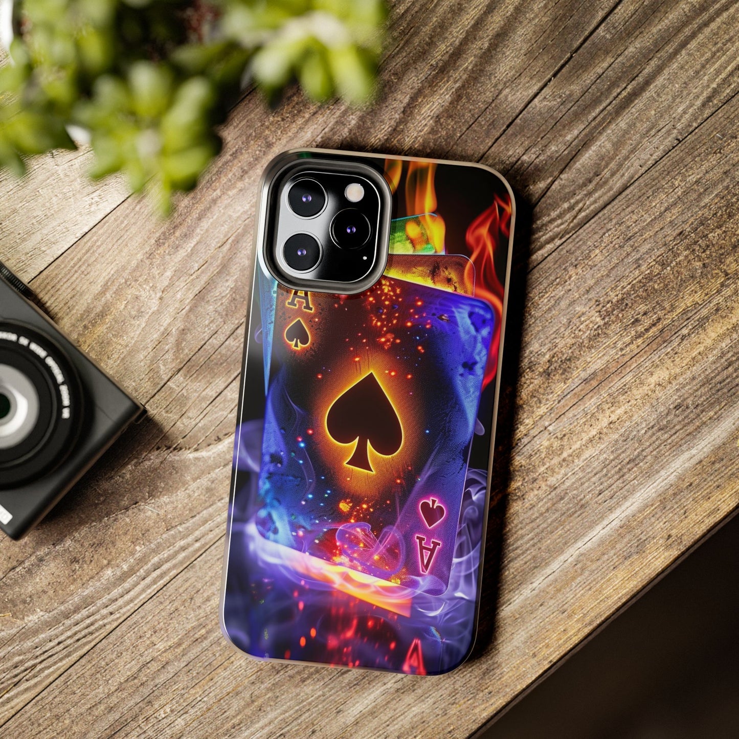 Ace of Spades Tough Phone Cases, Gaming Phone Cover, Gift for Gamers, Protective Case, Stylish Phone Accessory, Unique Phone Case | Iphone case