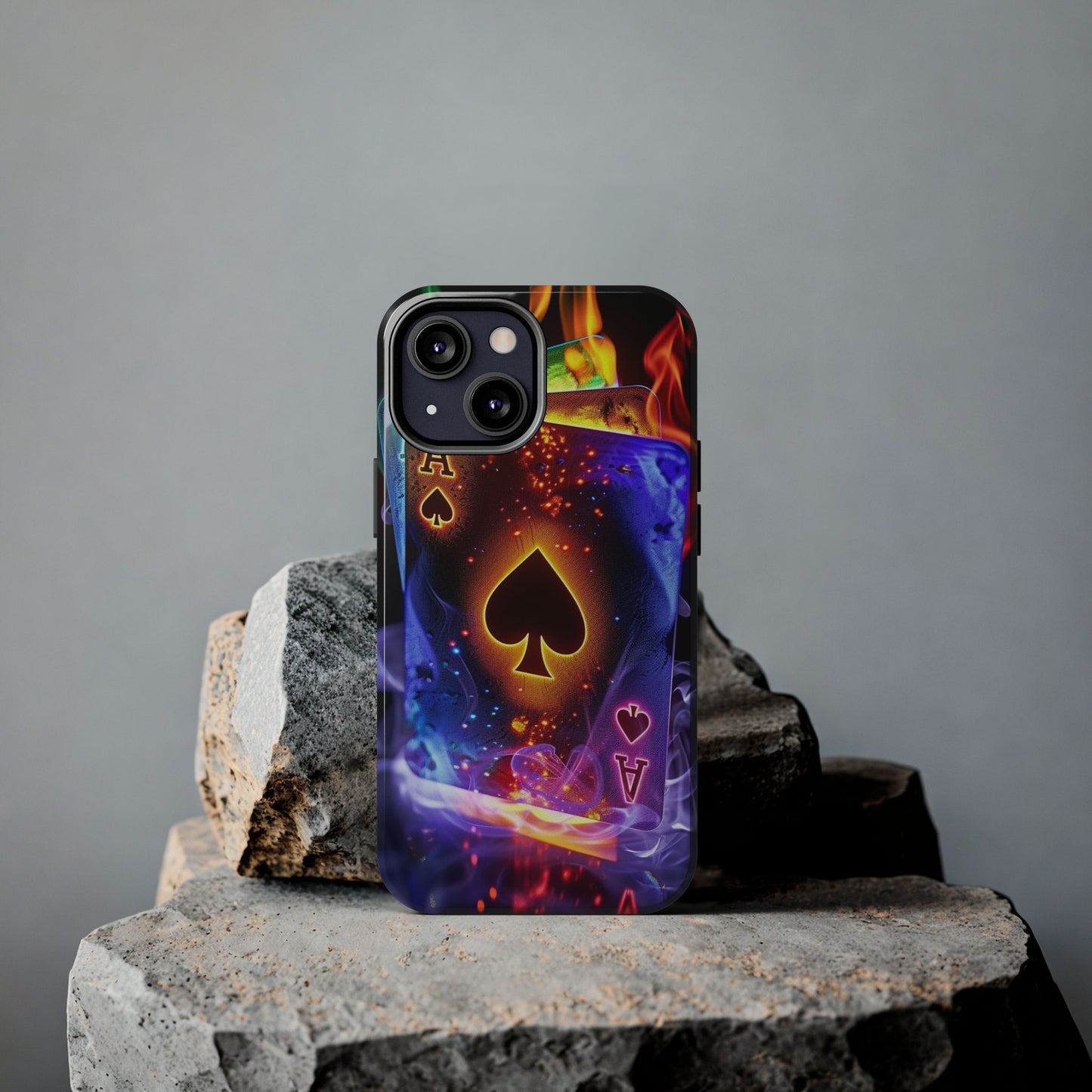 Ace of Spades Tough Phone Cases, Gaming Phone Cover, Gift for Gamers, Protective Case, Stylish Phone Accessory, Unique Phone Case | Iphone case