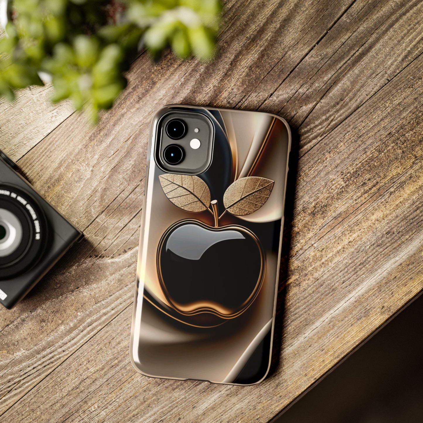 Sleek Apple-Inspired Tough Phone Cases, Stylish Smartphone Protection, Gift for Tech Lovers, Unique Phone Accessories | Iphone case