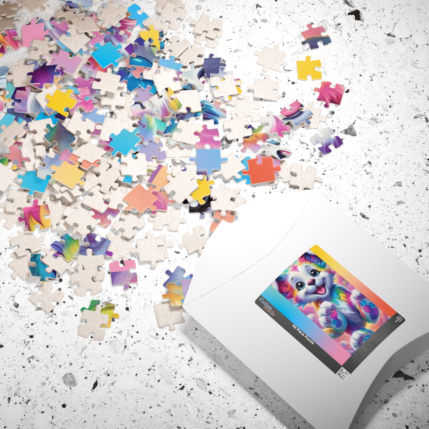 Colorful Animal Puzzle for Kids & Adults, Vibrant Jigsaw Fun, Perfect Gift for Family Game Night, Birthday, Holidays