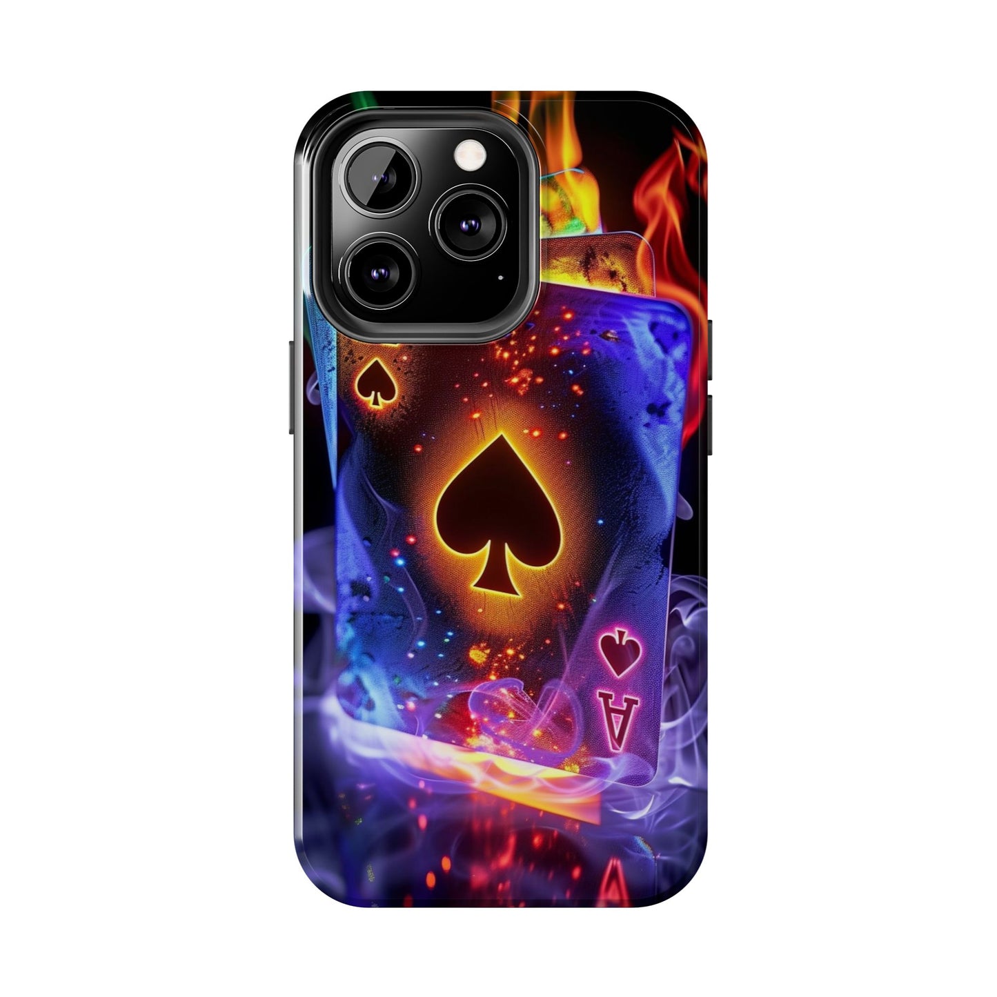 Ace of Spades Tough Phone Cases, Gaming Phone Cover, Gift for Gamers, Protective Case, Stylish Phone Accessory, Unique Phone Case | Iphone case