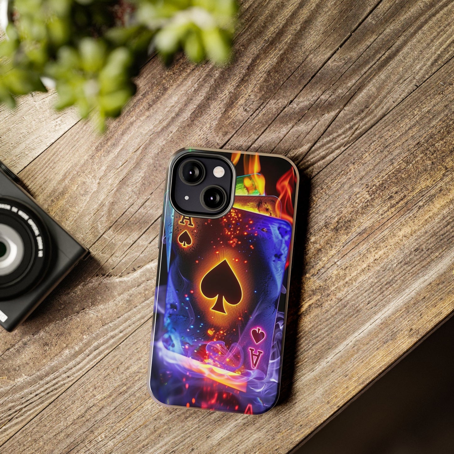 Ace of Spades Tough Phone Cases, Gaming Phone Cover, Gift for Gamers, Protective Case, Stylish Phone Accessory, Unique Phone Case | Iphone case