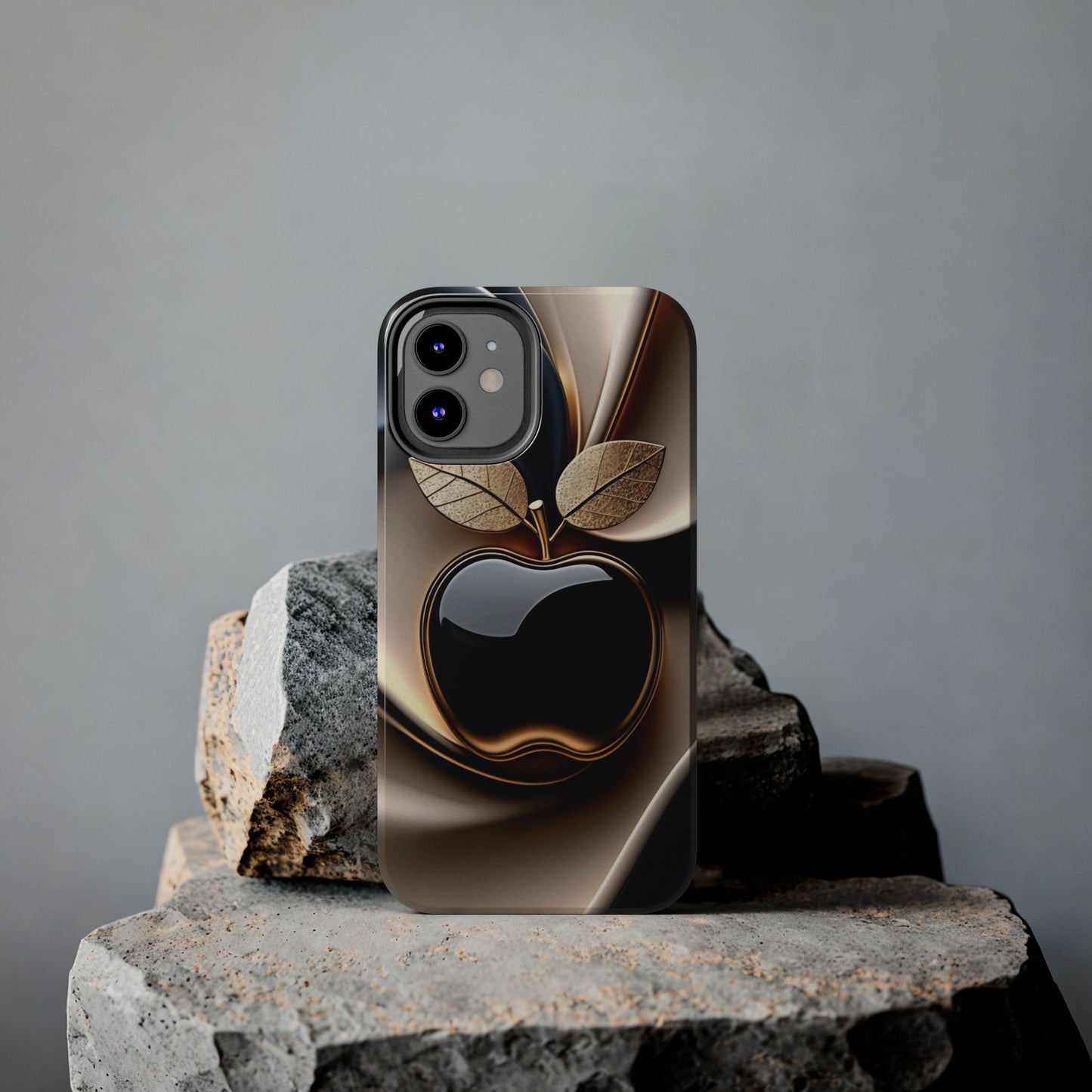 Sleek Apple-Inspired Tough Phone Cases, Stylish Smartphone Protection, Gift for Tech Lovers, Unique Phone Accessories | Iphone case
