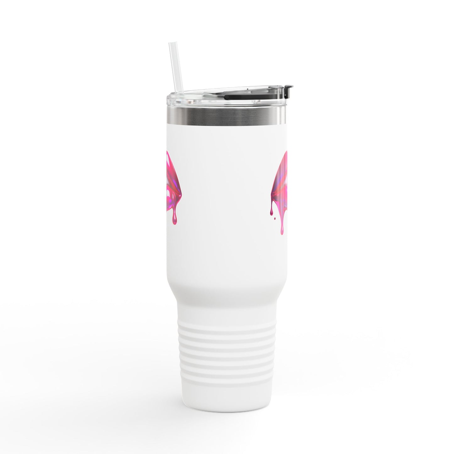 Vibrant Kiss Insulated Travel Tumbler, 40oz