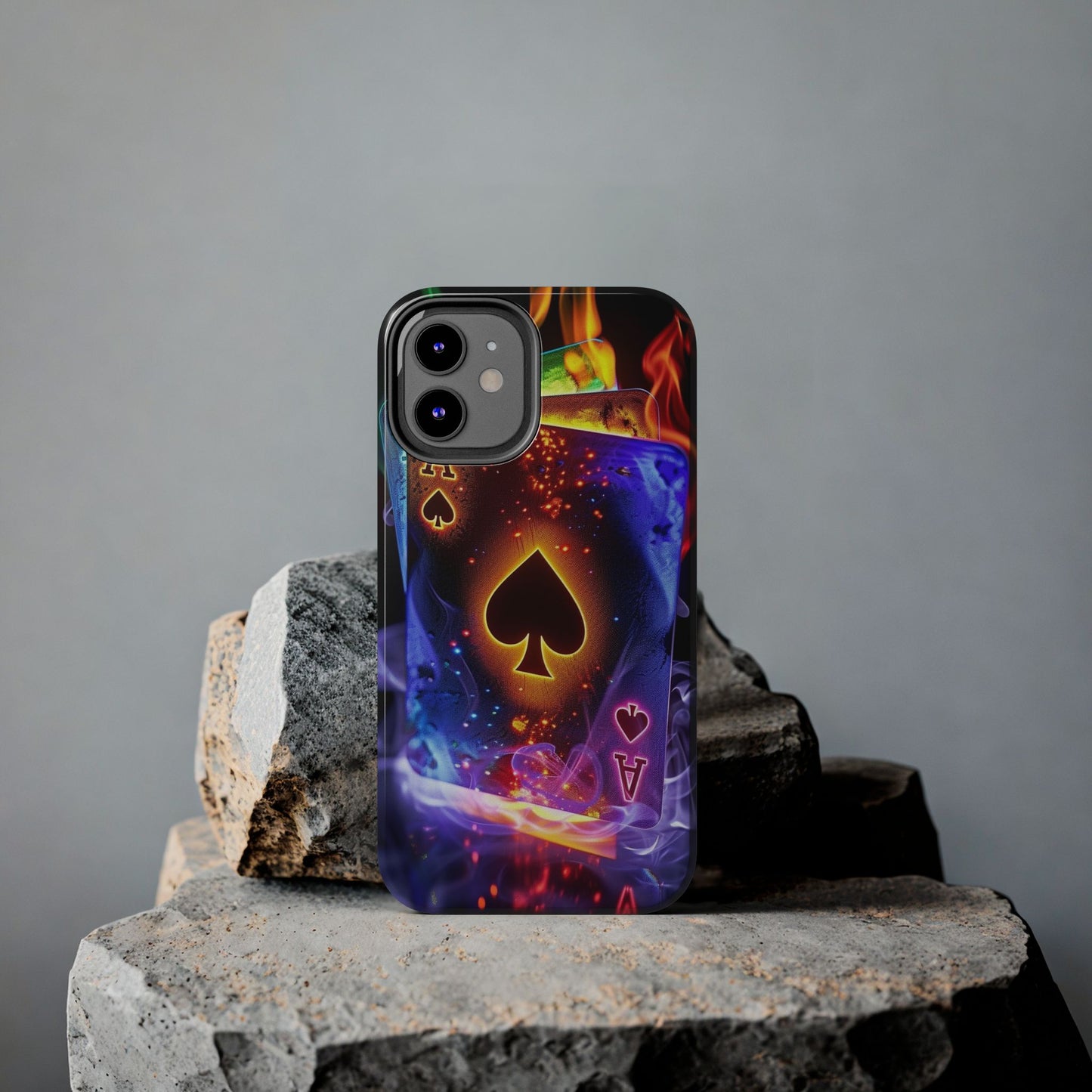 Ace of Spades Tough Phone Cases, Gaming Phone Cover, Gift for Gamers, Protective Case, Stylish Phone Accessory, Unique Phone Case | Iphone case