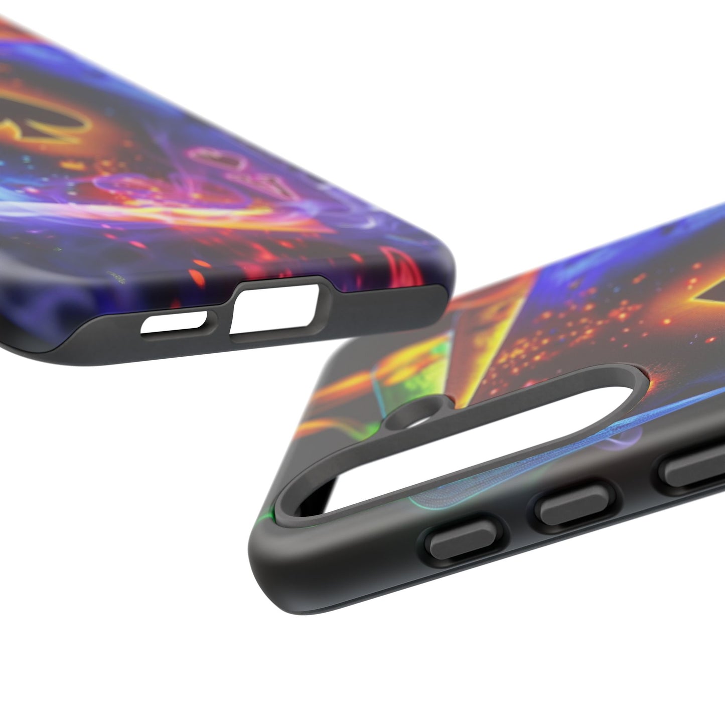 Vibrant Phone Case with Ace of Spades Design, Tough Phone Cover, Colorful Gift for Gamer| Samsung Case