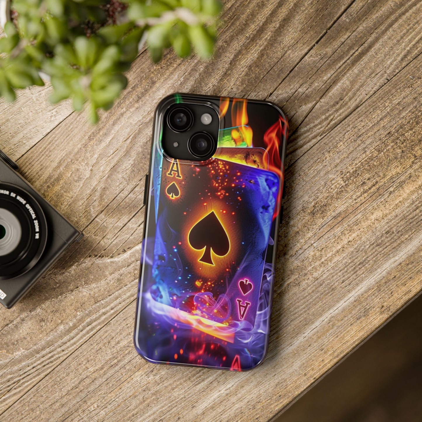 Ace of Spades Tough Phone Cases, Gaming Phone Cover, Gift for Gamers, Protective Case, Stylish Phone Accessory, Unique Phone Case | Iphone case