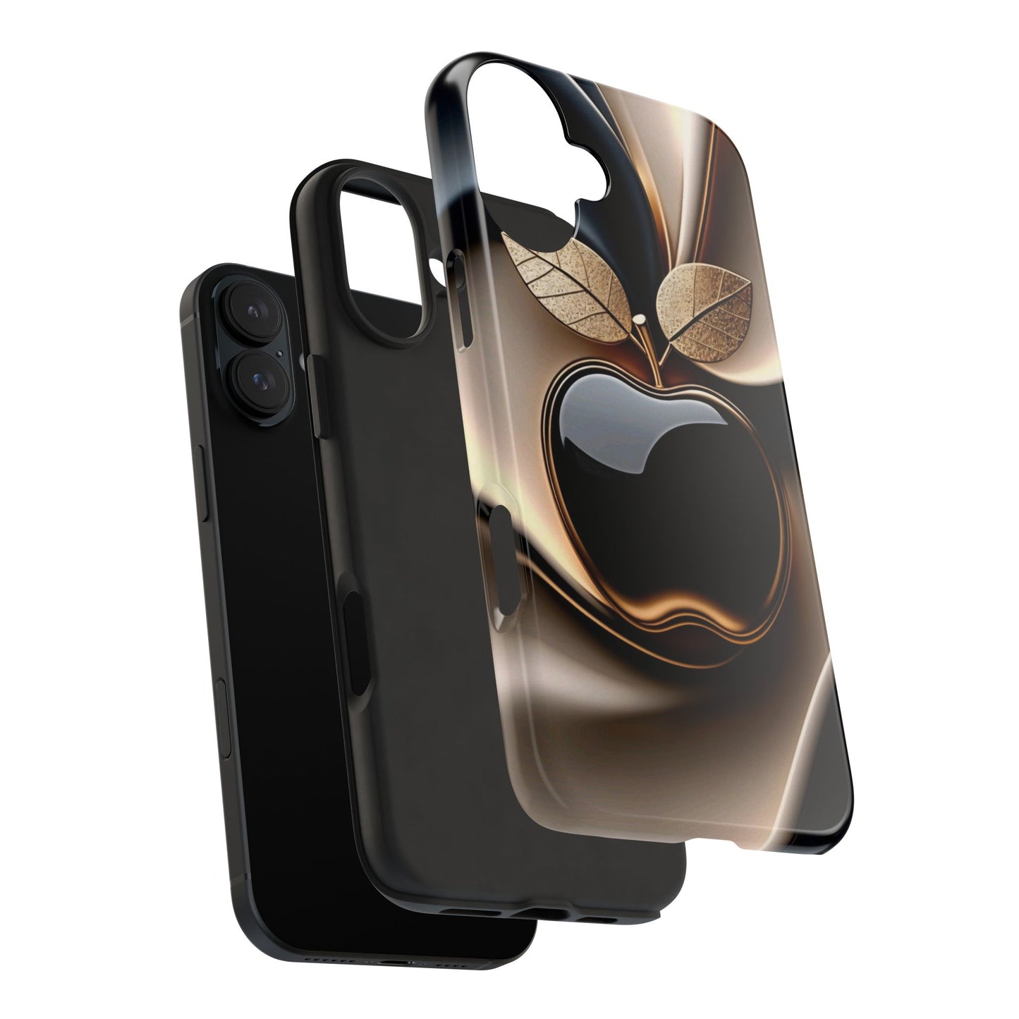 Sleek Apple-Inspired Tough Phone Cases, Stylish Smartphone Protection, Gift for Tech Lovers, Unique Phone Accessories | Iphone case