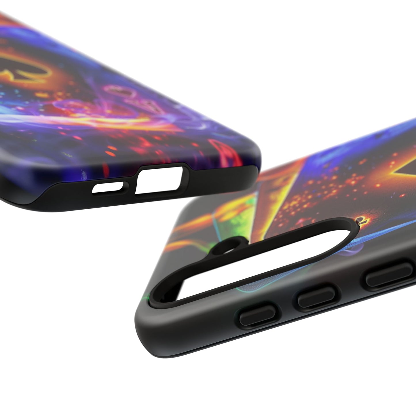 Vibrant Phone Case with Ace of Spades Design, Tough Phone Cover, Colorful Gift for Gamer| Samsung Case