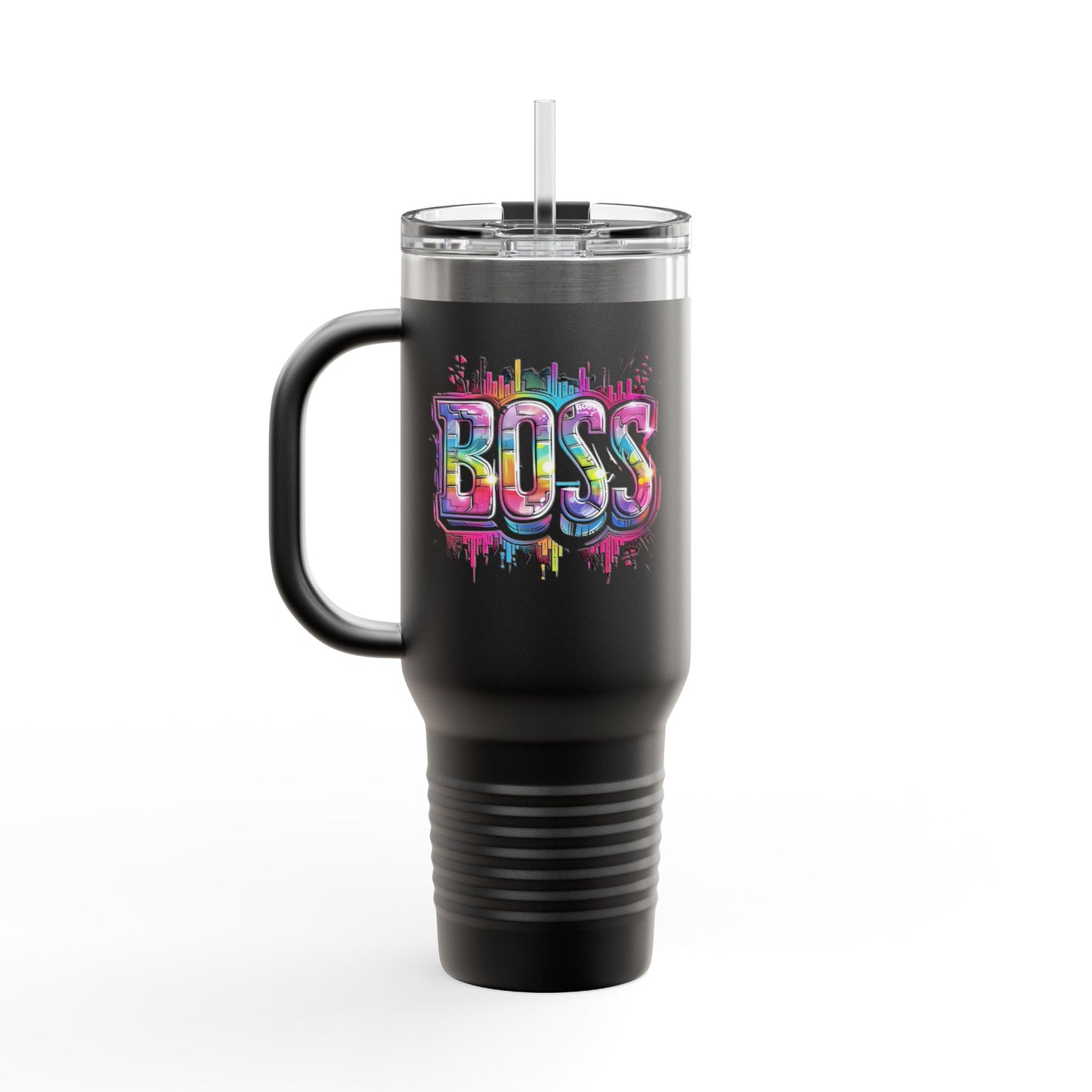 Colorful Boss Insulated Travel Tumbler| 40oz