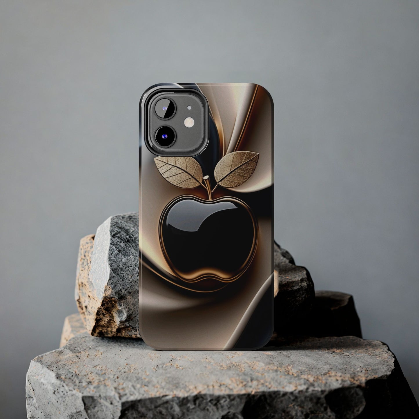 Sleek Apple-Inspired Tough Phone Cases, Stylish Smartphone Protection, Gift for Tech Lovers, Unique Phone Accessories | Iphone case