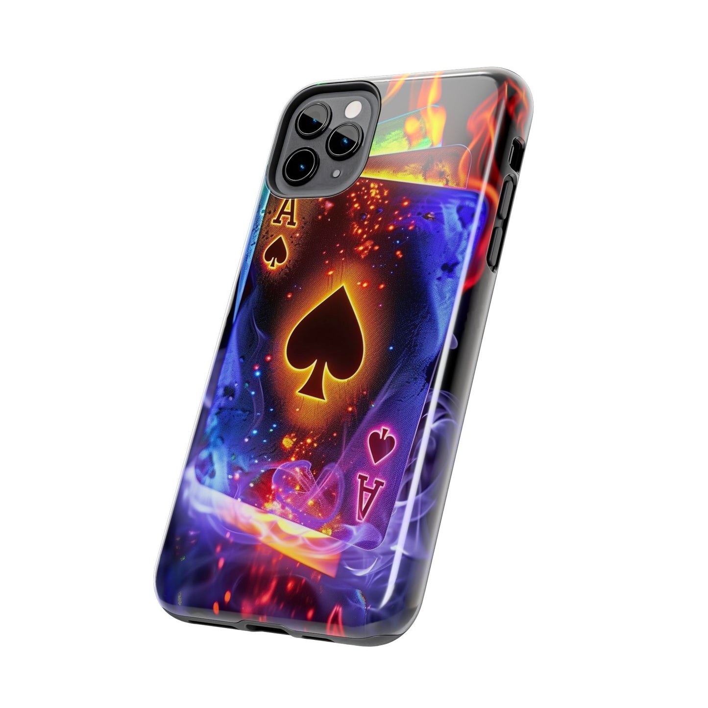 Ace of Spades Tough Phone Cases, Gaming Phone Cover, Gift for Gamers, Protective Case, Stylish Phone Accessory, Unique Phone Case | Iphone case