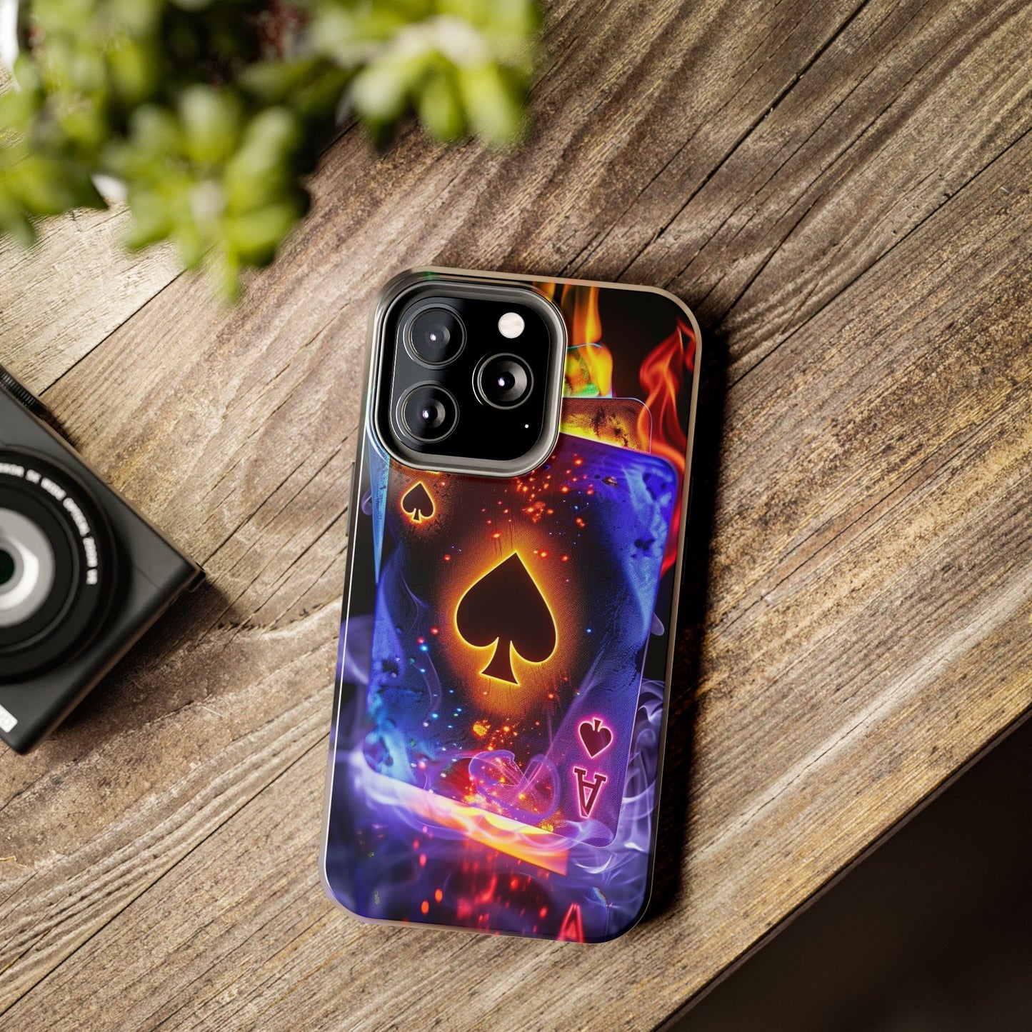 Ace of Spades Tough Phone Cases, Gaming Phone Cover, Gift for Gamers, Protective Case, Stylish Phone Accessory, Unique Phone Case | Iphone case