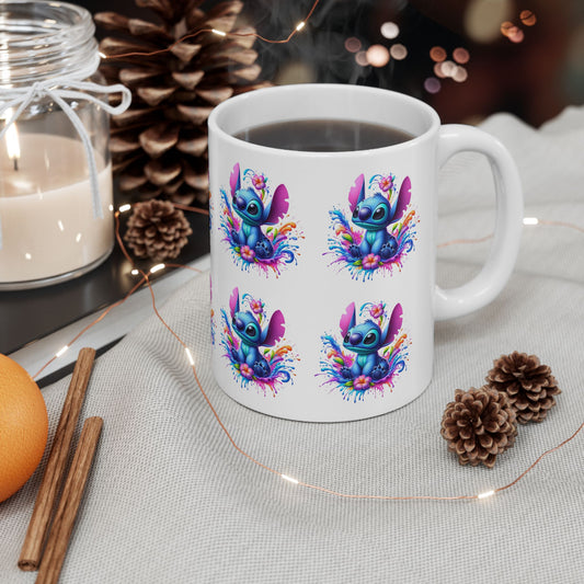 Colorful Stitch Ceramic Mug