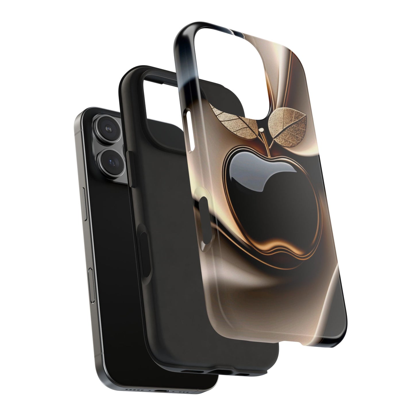 Sleek Apple-Inspired Tough Phone Cases, Stylish Smartphone Protection, Gift for Tech Lovers, Unique Phone Accessories | Iphone case