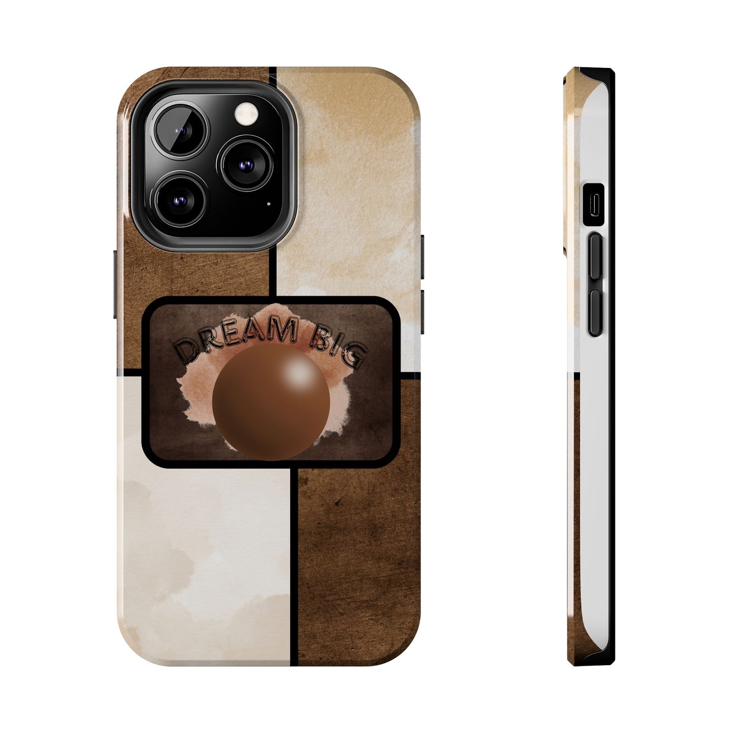 Dream Big Tough Phone Cases, Inspirational Gifts, Motivational Phone Cover, Durable Cases for Daily Use, Unique Phone Accessories