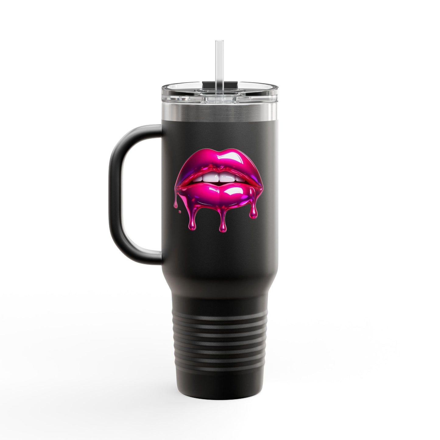 Vibrant Kiss Insulated Travel Tumbler, 40oz