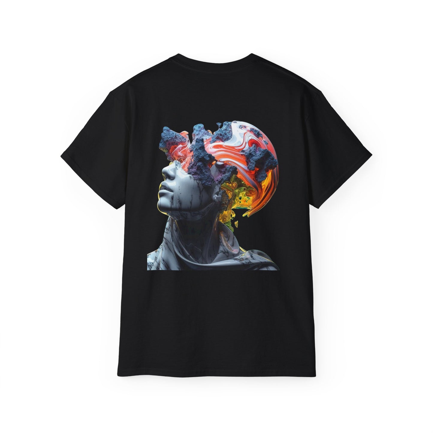 Mind Unleashed Cotton Tee - Artistic Graphic Tee, Gift for Creative Souls, Unique Casual Wear, Summer Fashion, Unisex Style