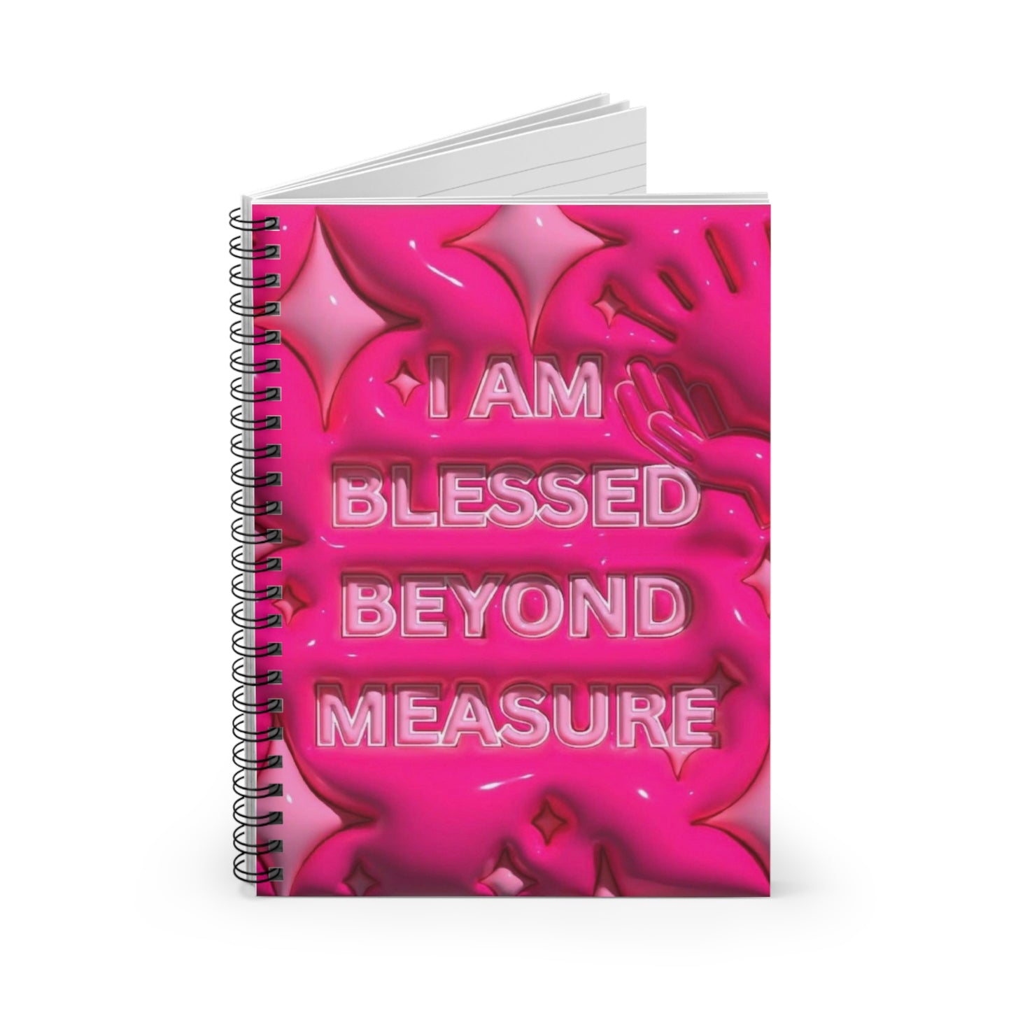 Blessed Beyond Measure Spiral Notebook - Perfect for Journaling, Gratitude Lists, Gifts, Daily Planning, Inspirational Writing