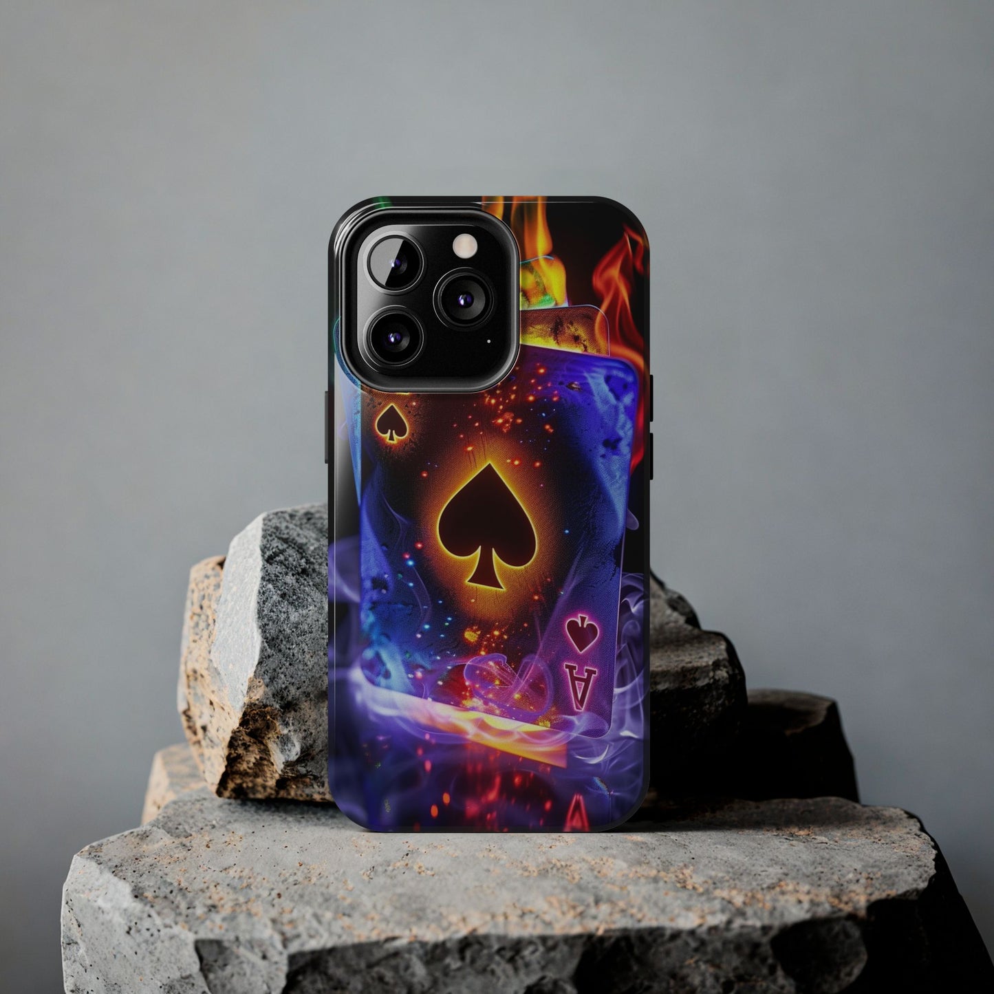 Ace of Spades Tough Phone Cases, Gaming Phone Cover, Gift for Gamers, Protective Case, Stylish Phone Accessory, Unique Phone Case | Iphone case