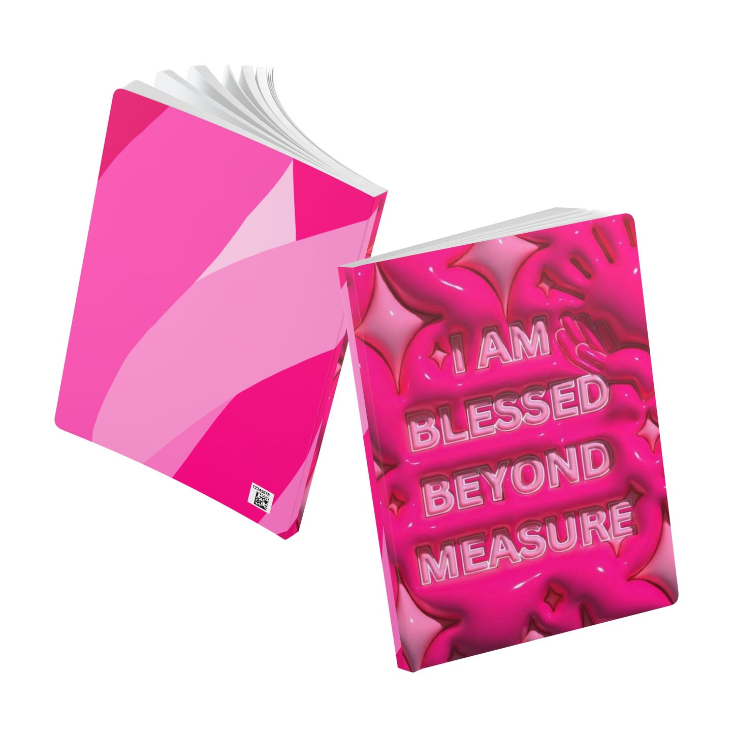 Blessed Beyond Measure Softcover Journal | Inspirational Notebook, Gratitude Journal, Gift for Her, Self-Care Essentials, Motivational Diary