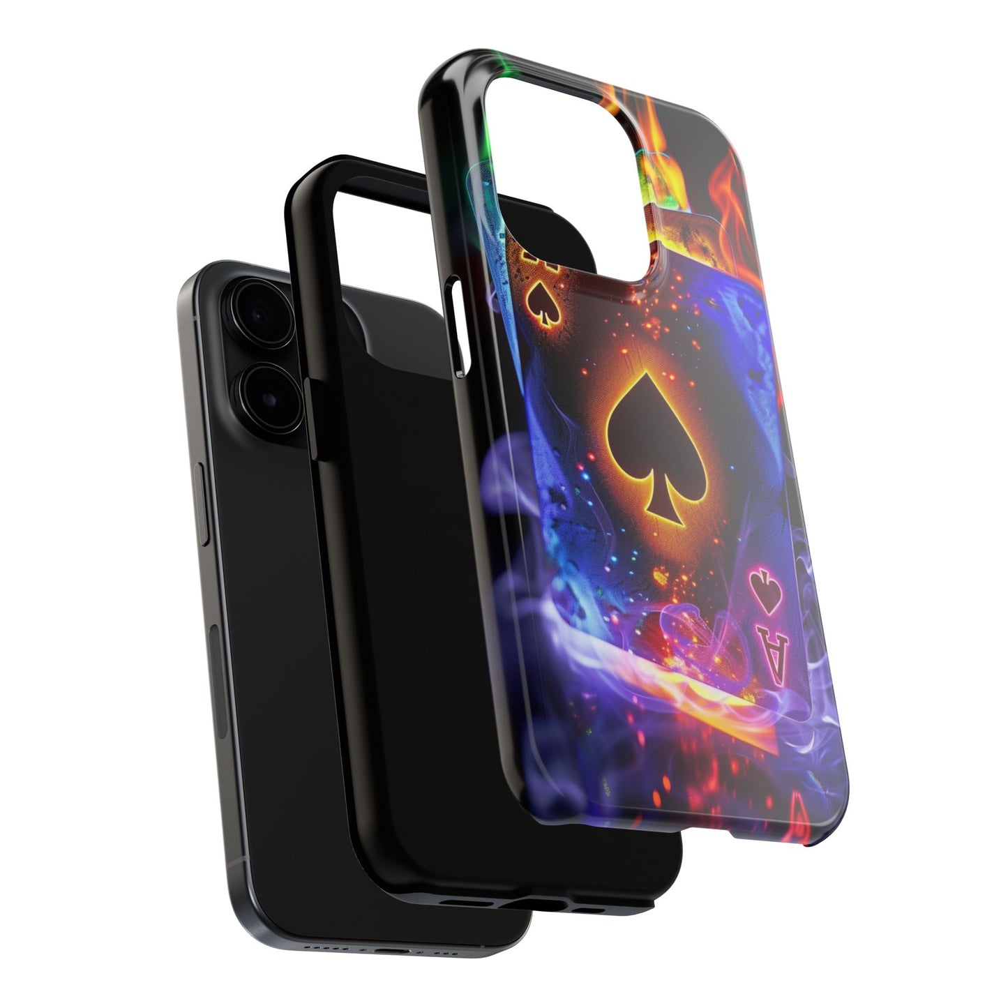 Ace of Spades Tough Phone Cases, Gaming Phone Cover, Gift for Gamers, Protective Case, Stylish Phone Accessory, Unique Phone Case | Iphone case