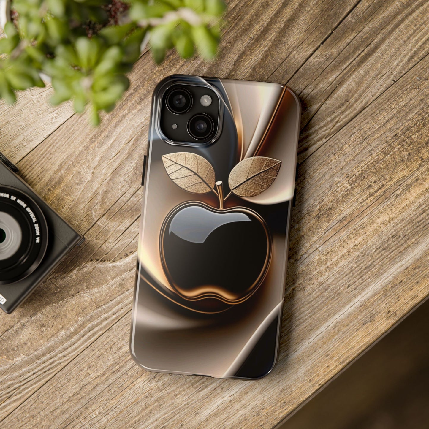 Sleek Apple-Inspired Tough Phone Cases, Stylish Smartphone Protection, Gift for Tech Lovers, Unique Phone Accessories | Iphone case