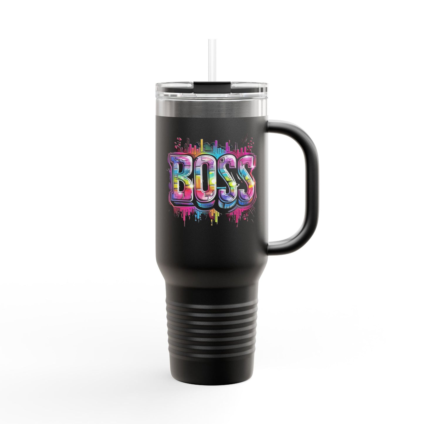 Colorful Boss Insulated Travel Tumbler| 40oz