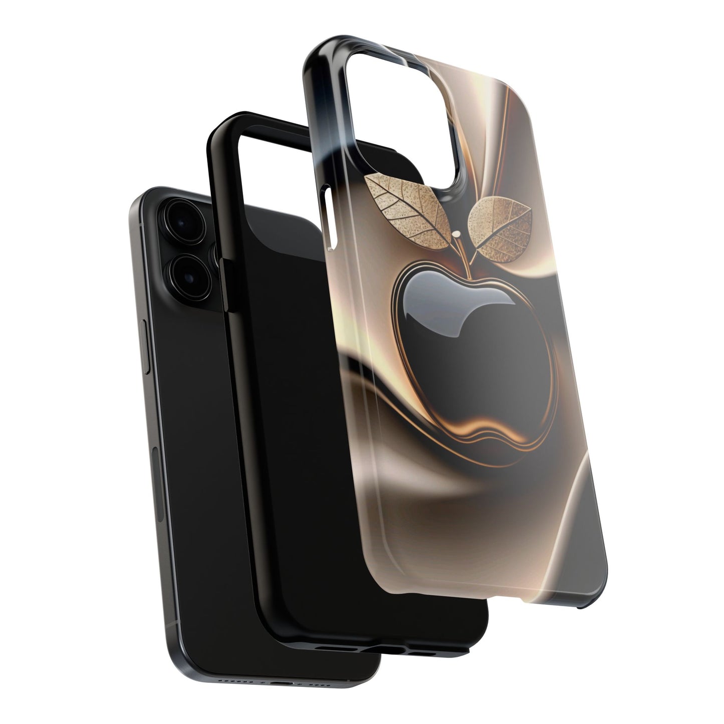 Sleek Apple-Inspired Tough Phone Cases, Stylish Smartphone Protection, Gift for Tech Lovers, Unique Phone Accessories | Iphone case