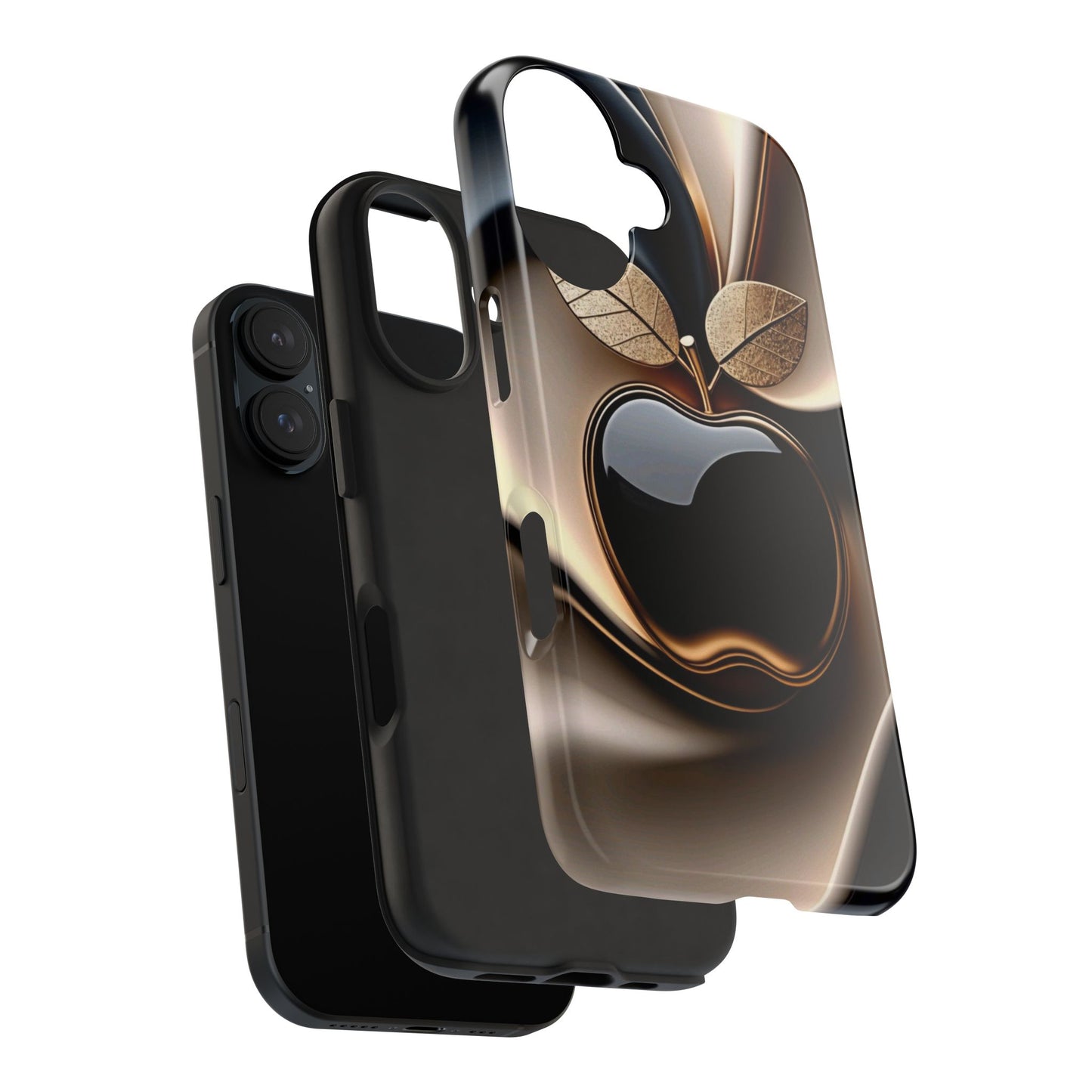 Sleek Apple-Inspired Tough Phone Cases, Stylish Smartphone Protection, Gift for Tech Lovers, Unique Phone Accessories | Iphone case