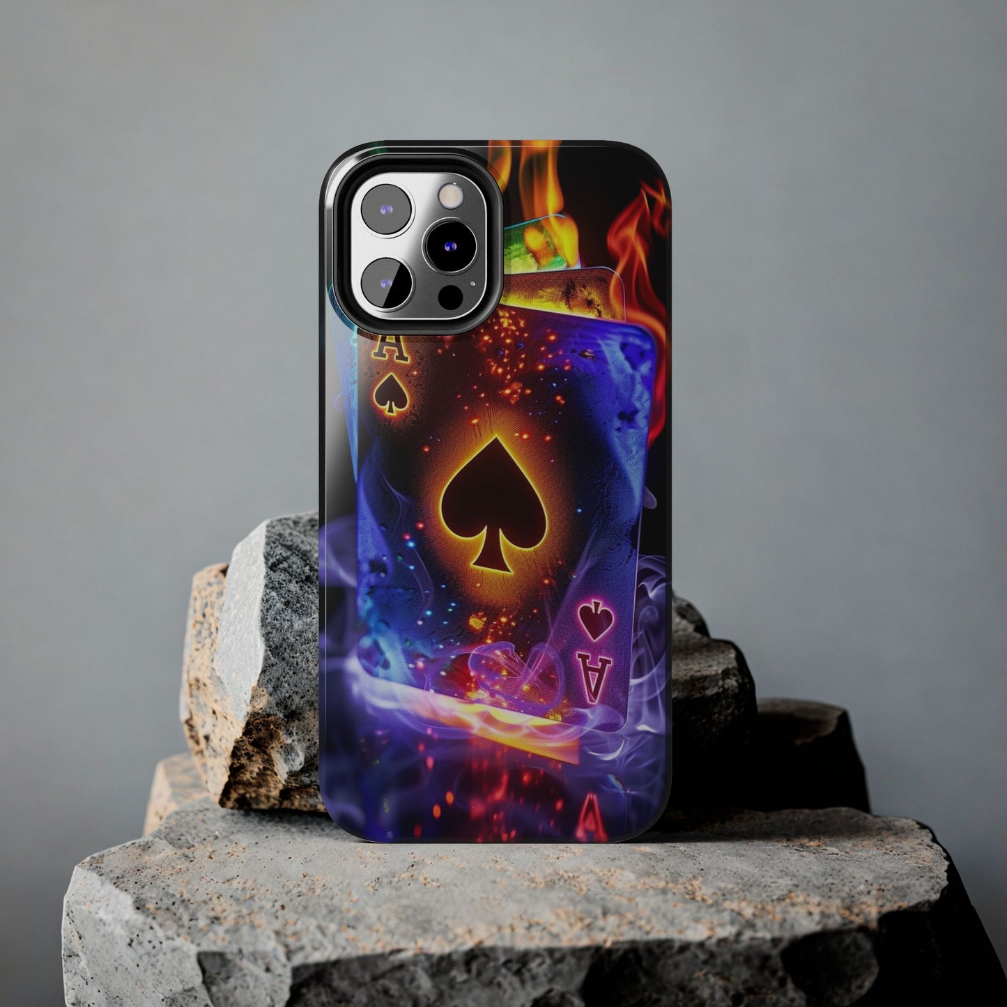 Ace of Spades Tough Phone Cases, Gaming Phone Cover, Gift for Gamers, Protective Case, Stylish Phone Accessory, Unique Phone Case | Iphone case